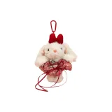 [Красная юбка + ожерелье в форме сердца + красный бант] Подвесное ухо кролик + красный браслет