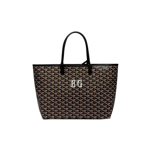 GOYARD Saint Louis PM Goyardine Canvas с Chevroche Телячья кожа Сумка-тоут Сумка через плечо Маленькая Женская Многоцветная