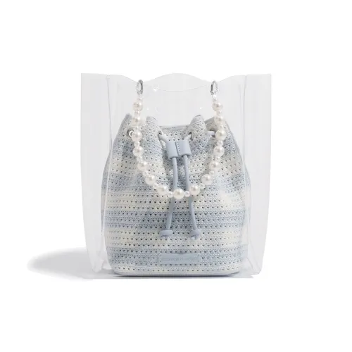 PAYOT Сумка из синтетической кожи одно плечо через плечо двойное плечо рюкзак женский светло-синий