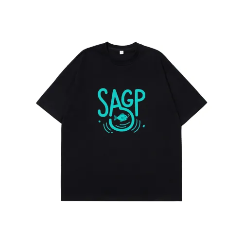 SAGP Черная унисекс футболка