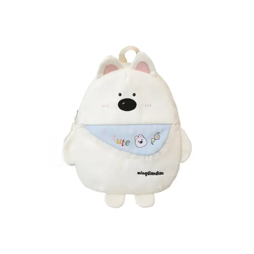 Vack Нейлон Рюкзак Стандартный Женские Белый Хаки