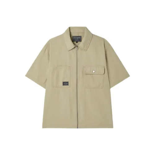 GUESS Бежевые Мужские Рубашки