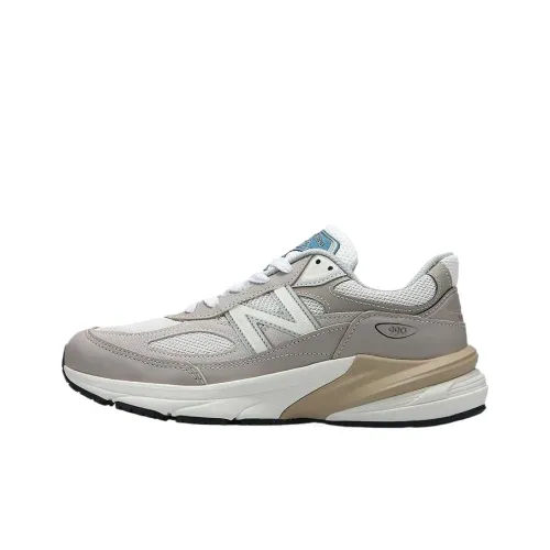 New Balance NB 990 Амортизация Низкий Топ Кроссовки для тренировок Унисекс Айвори Белый