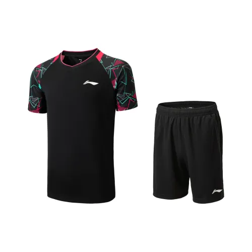 LINING Badminton Series Повседневная Спортивная Одежда Унисекс Черный