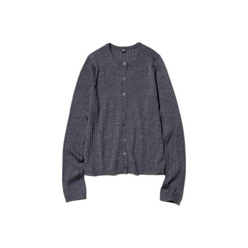 UNIQLO Асфальт Серый Женский Трикотаж