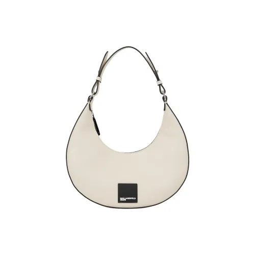 Сумка из полиуретана Karl Lagerfeld сумка через плечо маленькая женская белая с серой шляпой