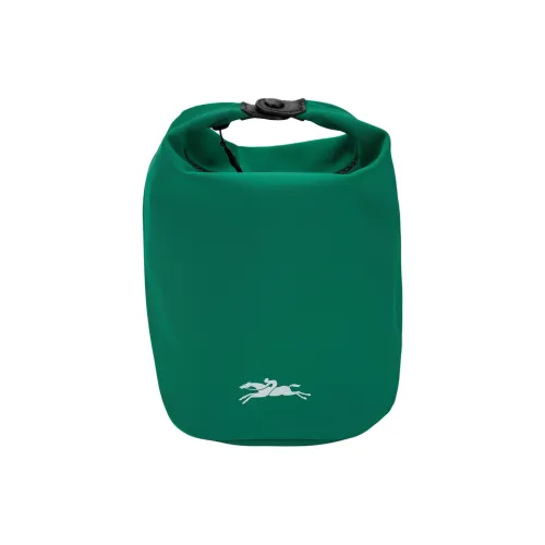 LONGCHAMP Le Pliage Холст с кожей Комбинированный Ведрообразная сумка Сумка Клатч Женский Трава Зеленый