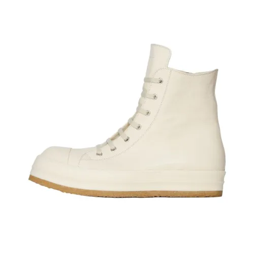 RICK OWENS совместный бренд RO Geobasket Concordians High Топ Скейтборд Кроссовки Мужские Молочно-белые