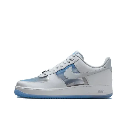 Nike Air FORCE 1 Скейтборд Кроссовки Низкие Белые и Синие Мужские