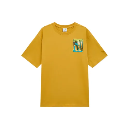 PUMA ESSENTIAL Желтая Унисекс Футболка