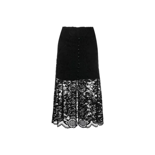 Paco Rabanne Черные Женские Повседневные Длинные Юбки
