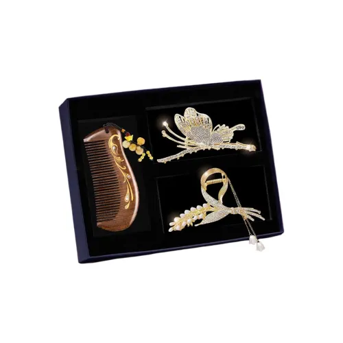 Enchanting Cat Сплав Деревянный Гребень Коробка Женская