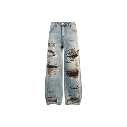 JUCY JUDY Синие Унисекс Джинсы