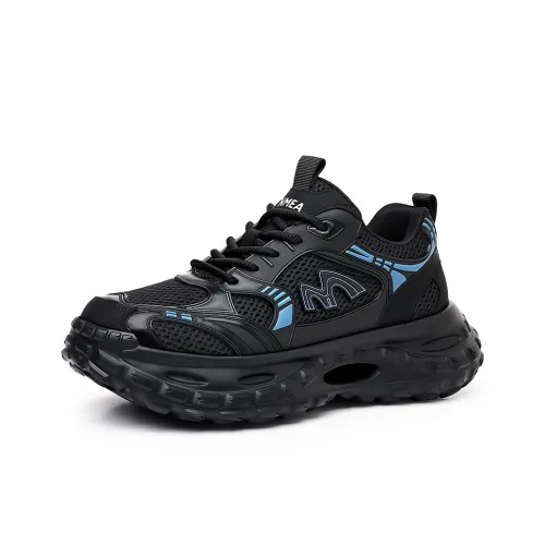 NMR Устойчивые к истиранию Низкие Топ Кроссовки для бега Мужские Черные