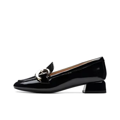 Clarks Высокие каблуки Черные Женские