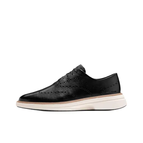 COLE HAAN Block Carved Casual Leather Shoes Мужские Повседневные Туфли Низкие Топ Мужской