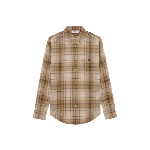 CELINE Многоцветные Мужские Рубашки