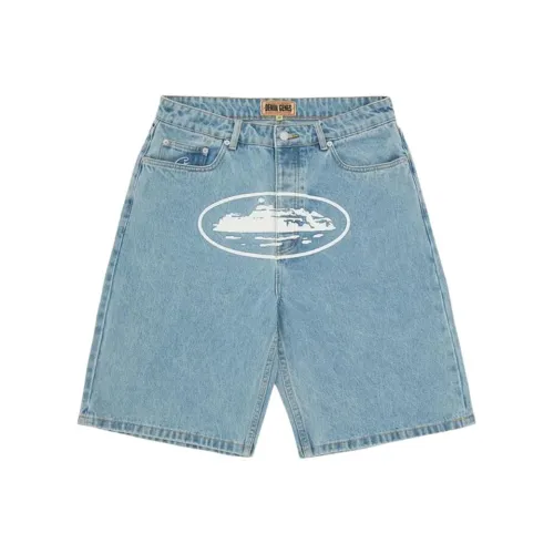 Corteiz Джинсовые шорты Мужские Синие