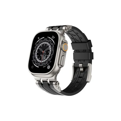 SEURE Ремень Apple Совместимость Фторкаучук Материал 42 44 45 46 49 мм