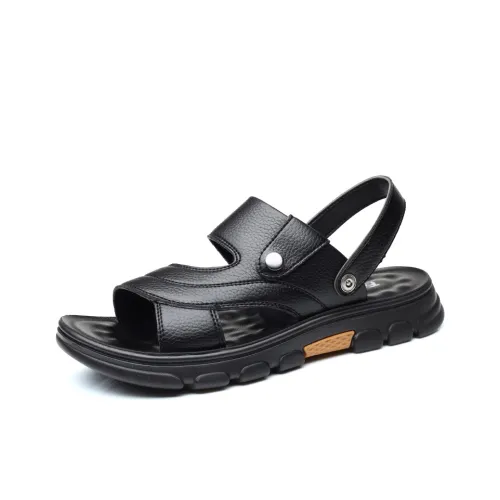 AIBAOLUO Пляжные сандалии Мужские Черные