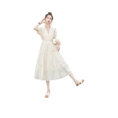 Cypress House Короткий рукав Платье Женское