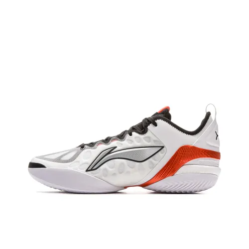 LINING Yushuai 19V2 Баскетбольные кроссовки Низкие Топ Белый Мужской