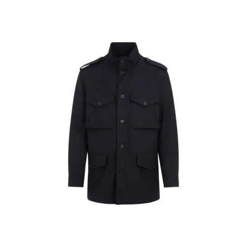 Dunhill Куртки и Пальто Мужской Морской Синий
