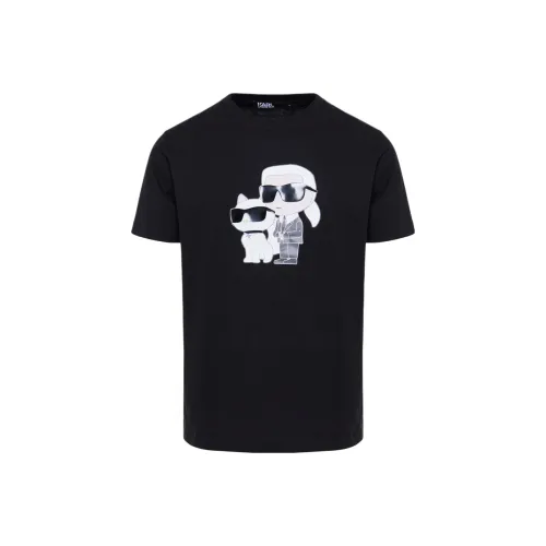 KARL LAGERFELD / Karl Lagerfeld Jeans Черные Мужские T-Рубашки