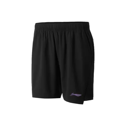 LINING Badminton series Черные Унисекс Спортивные шорты