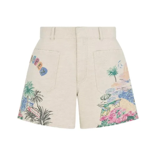 DIOR Белые Женские Джинсовые Шорты