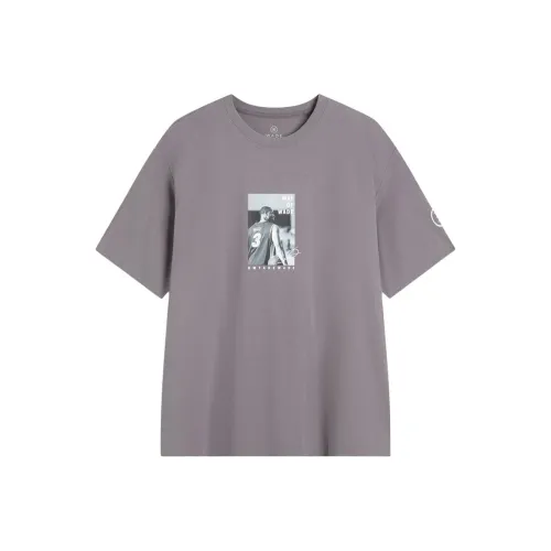 LINING Светло-фиолетовый Мужская T-рубашка