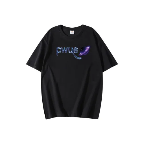 PWUE Черная унисекс футболка