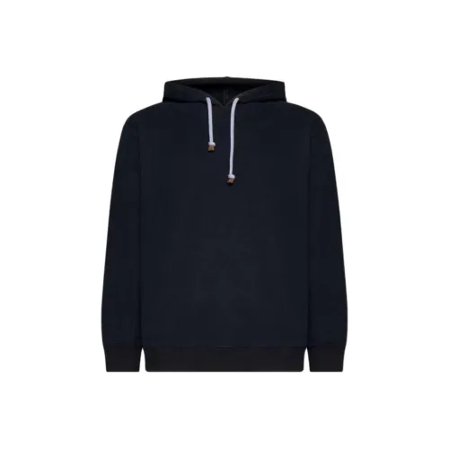 BRUNELLO CUCINELLI Черные Мужские Свитшоты