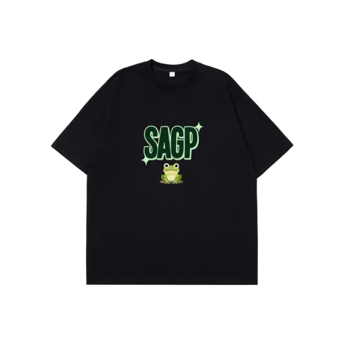 SAGP Черная унисекс футболка