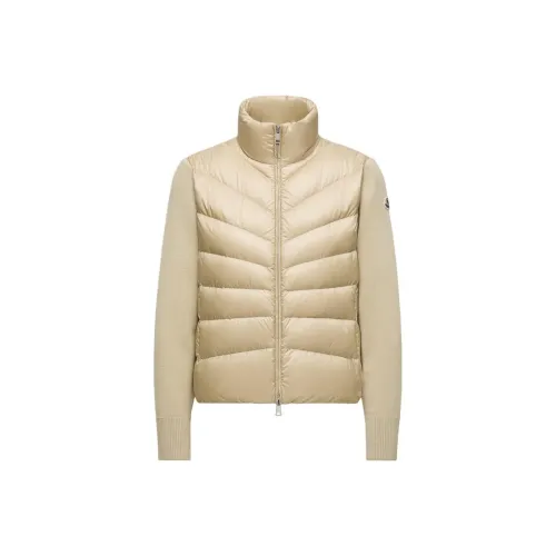 Moncler Down Jacket Women's Beige