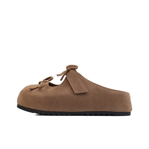 Warrior Устойчивый к истиранию Сопротивляющийся запахам Бант Украшение Домашние тапочки Женские Кофе