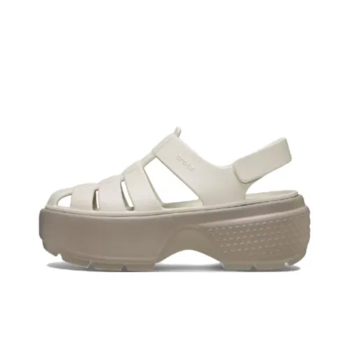 Crocs Stomp Римские сандалии 5,5 см Унисекс Light Абрикос