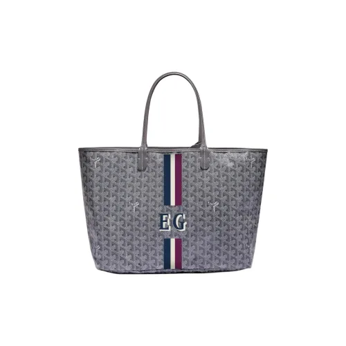 GOYARD Холст Тоут Сумка Маленькая Женская Серого цвета