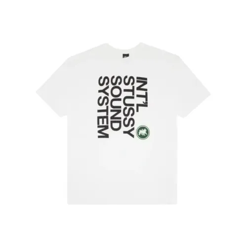 Stussy Белый Мужской T-Рубашки