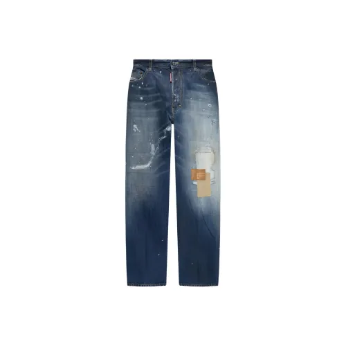 DSQUARED 2 Джинсы Мужские Морской Синий