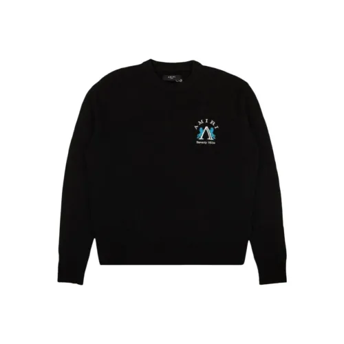 AMIRI Мужские черные свитеры