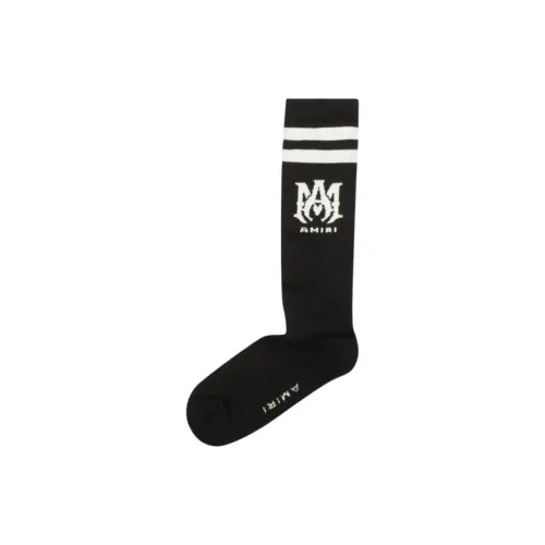 AMIRI 1 Пачка Черные Мужские Носки до Икры MID