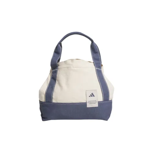 Adidas Хлопок Тоут Сумка Сумка для покупок Сумка Унисекс Белый Синий