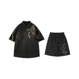 Чёрный + Чёрный Шорты