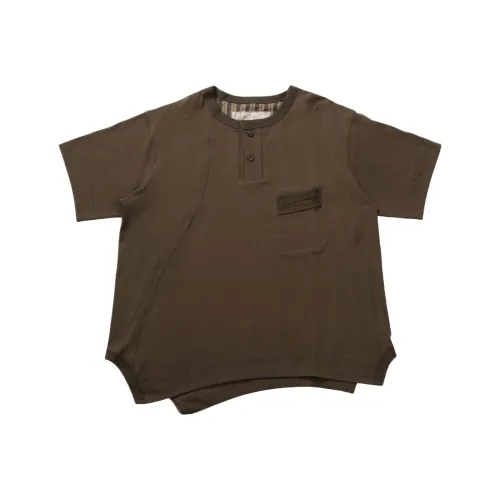 ZIGGYCHEN T-рубашка мужская темно-коричневая