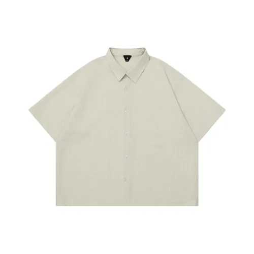 OVDY Светло-желтые полосы унисекс рубашки