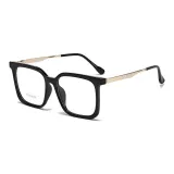 Черный Золотой + Защита от синего света 0 диоптрий Меняющий цвет [Серый, Чай, Синий, Фиолетовый, Розовый, Апельсин] Записка Цвет