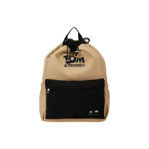 DANNYBEAR Ткань Рюкзак Унисекс Мокко Ночной Черный Радуга Зеленый Ослепительный Цвет Фиолетовый