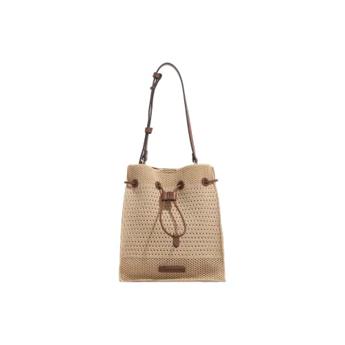 PAYOT Синтетическая кожа Комбинированная сумка Сумка Сумка через плечо Женская Бежевый Морская соль Синий