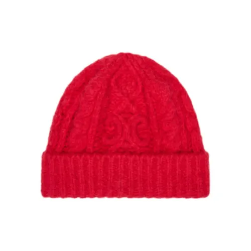 CELINE Хлопок Полиамид Эластан Шапки-бини Мужской Красный